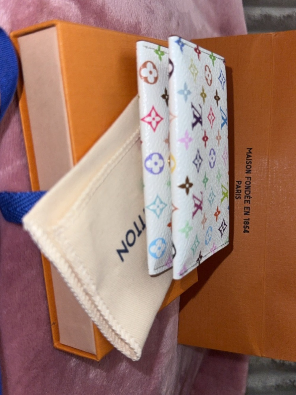 Authentic Louis Vuitton X Murakami Slim Card Holder Multicolor 🌈 2026 re release